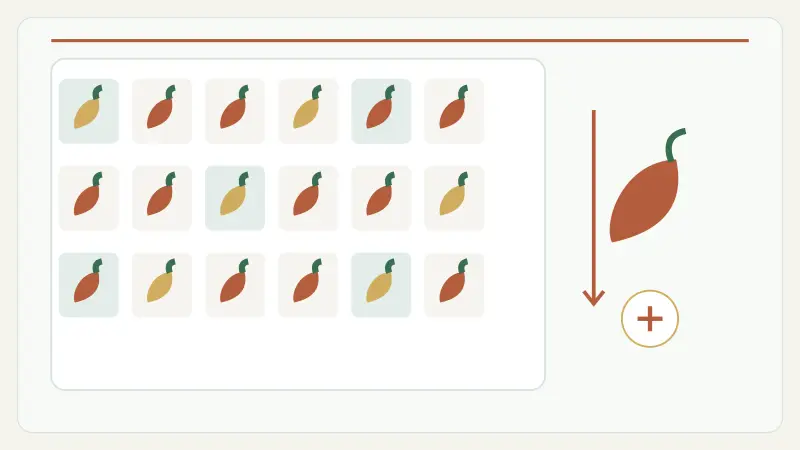 Burning Chilli X symbol board